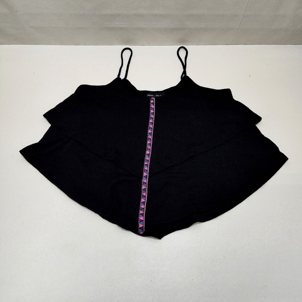 Mason + Mackenzie Double-Layer Tank Top Flowy Medium Boho Style Spaghetti Strap